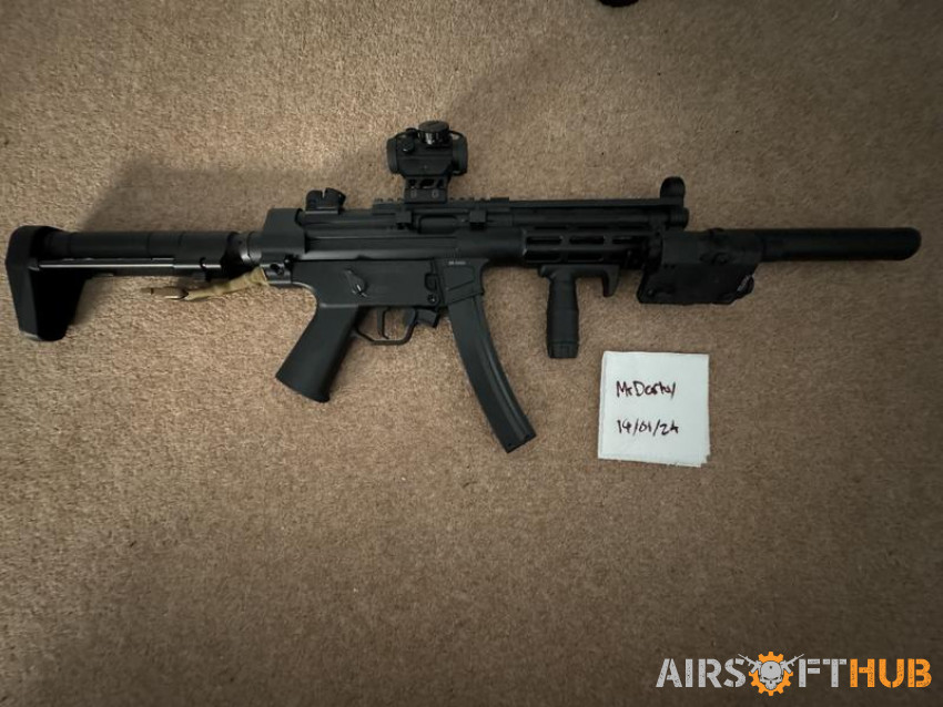 Cyma Platinum Mp5 with mods - Used airsoft equipment