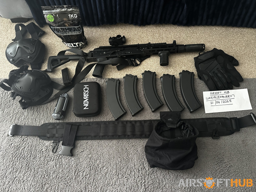 Gas blowback AKX bundle - Used airsoft equipment