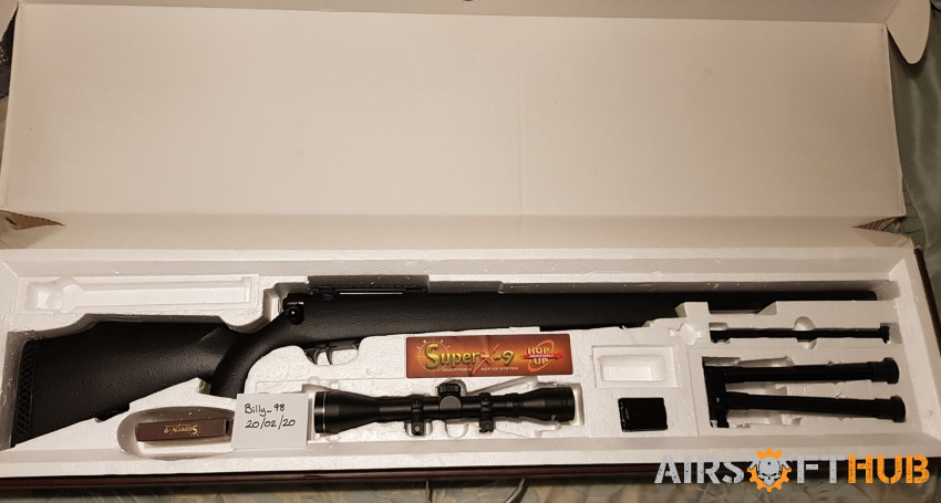 UHC  super X-9 sniper rifle - Used airsoft equipment