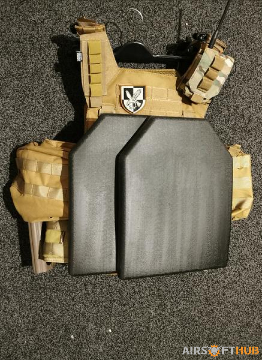 Plate Carrier dummy plates - Used airsoft equipment