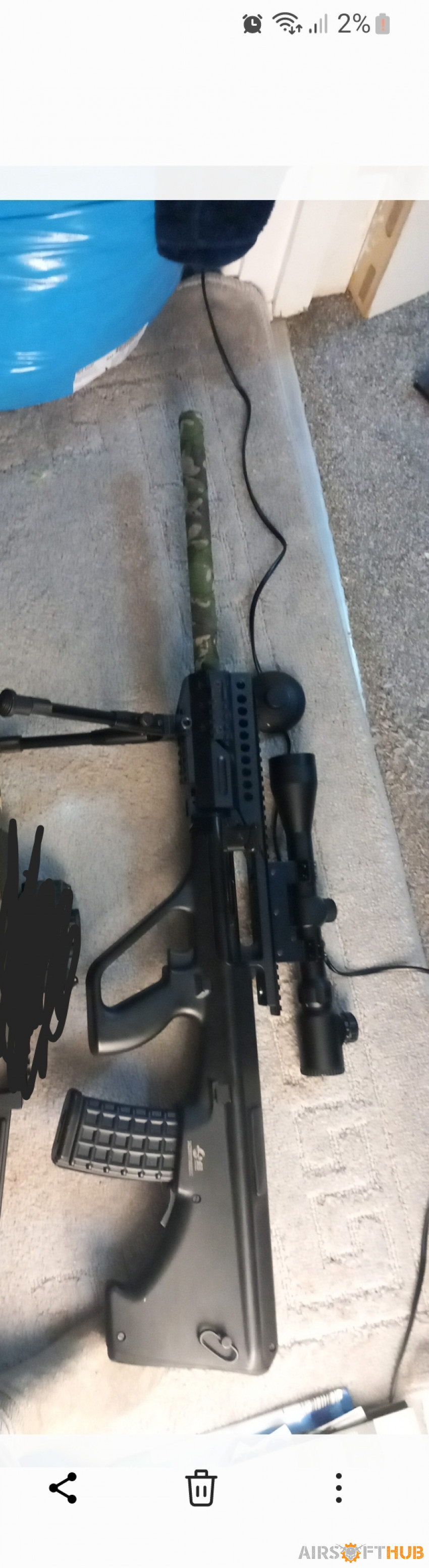Aug assault rifel - Used airsoft equipment