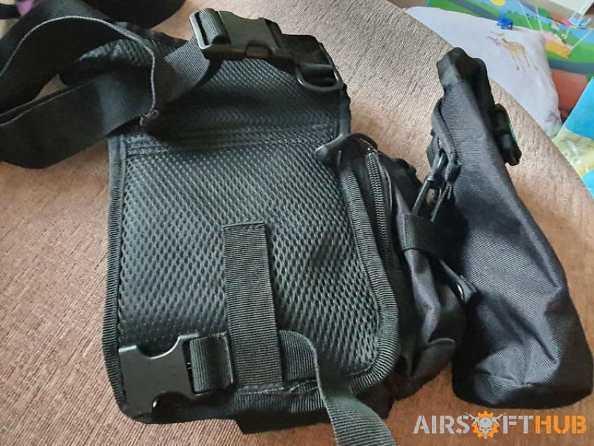 Leg and waist equipment bag - Used airsoft equipment
