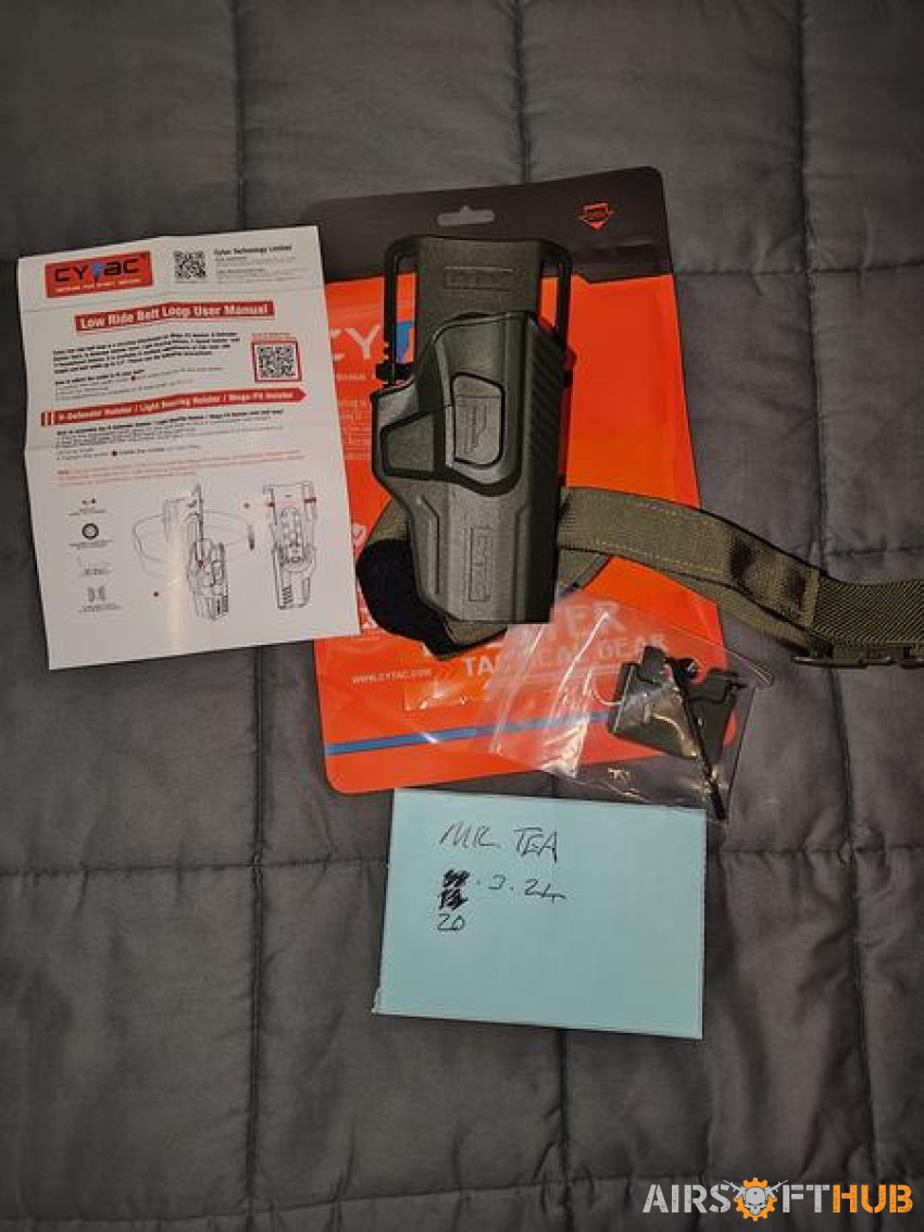 H&K USP + H&K USP-C Holster - Used airsoft equipment