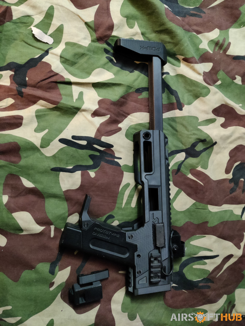 GLOCK 18/18C TACTICAL STOCK - Used airsoft equipment