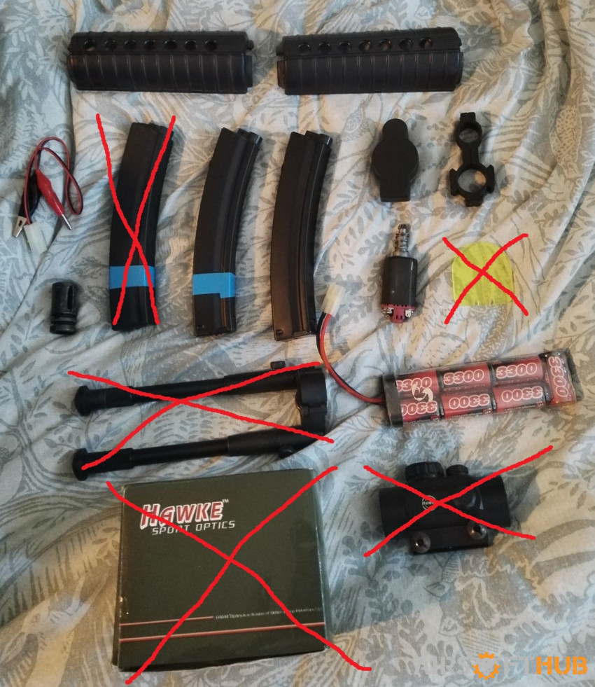Misc parts and accessories - Used airsoft equipment