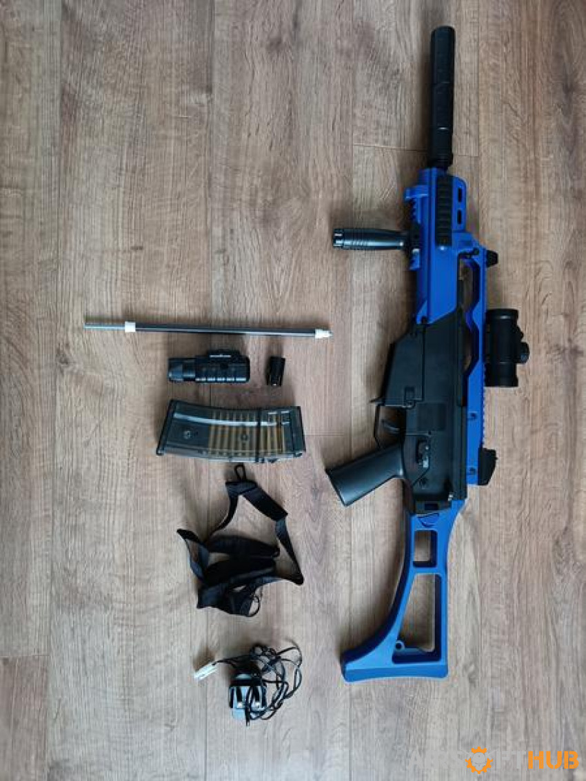 Blue M4 g36-c AEG - Used airsoft equipment