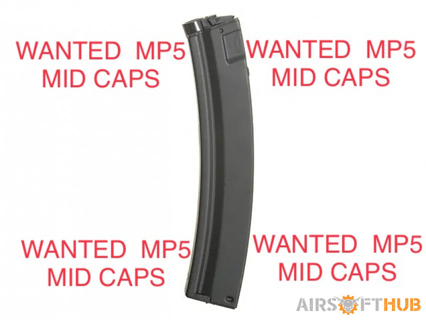MP5 mid caps wanted - Used airsoft equipment