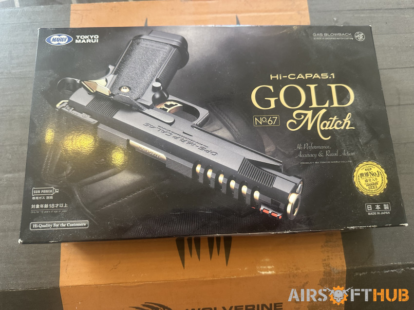 Gold match - Used airsoft equipment