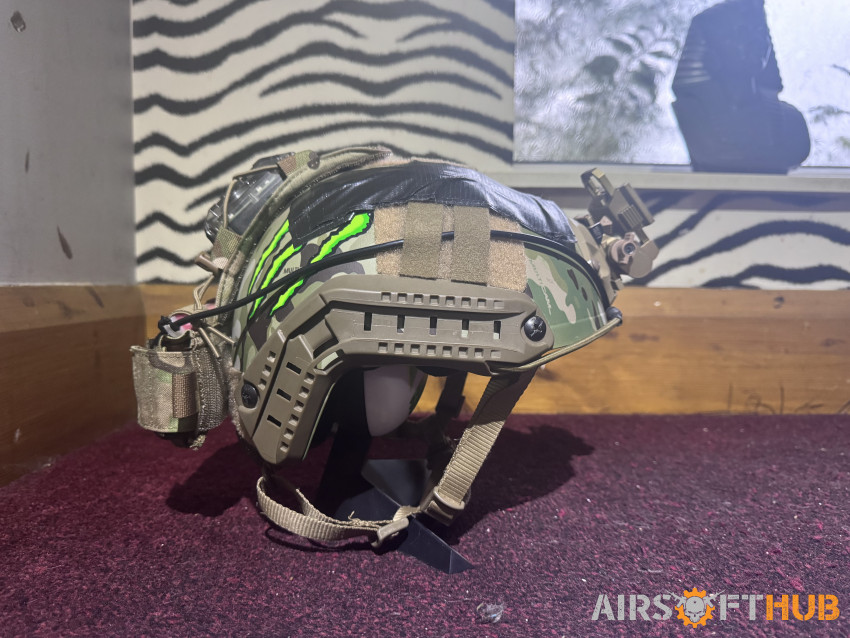 MultiCam FAST Helmet READ DESC - Used airsoft equipment