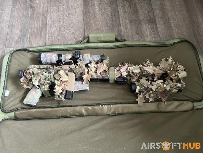 Novritsch SSG10 - A3 + extras - Used airsoft equipment