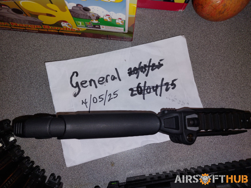 Aap01 with upgrades n carbine - Used airsoft equipment