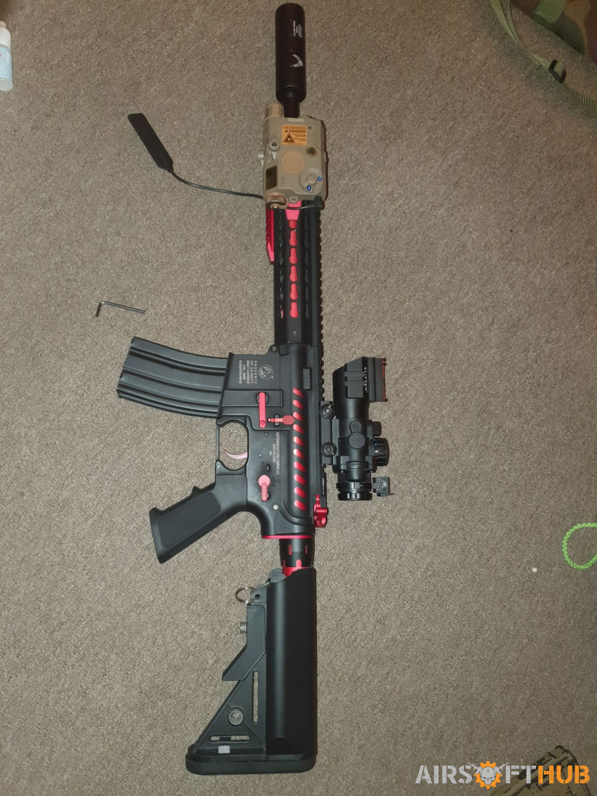 Cybergun Colt M4 with extras - Used airsoft equipment
