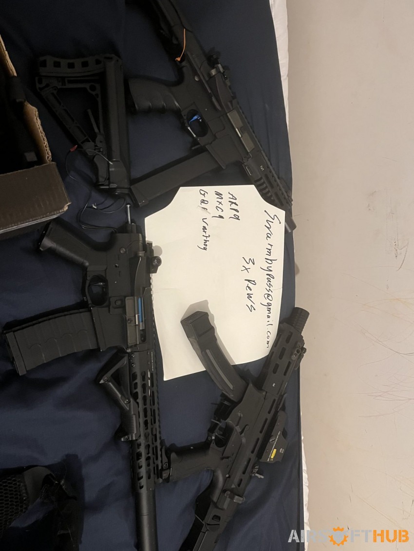 AIRSOFT BUNDLE - Used airsoft equipment