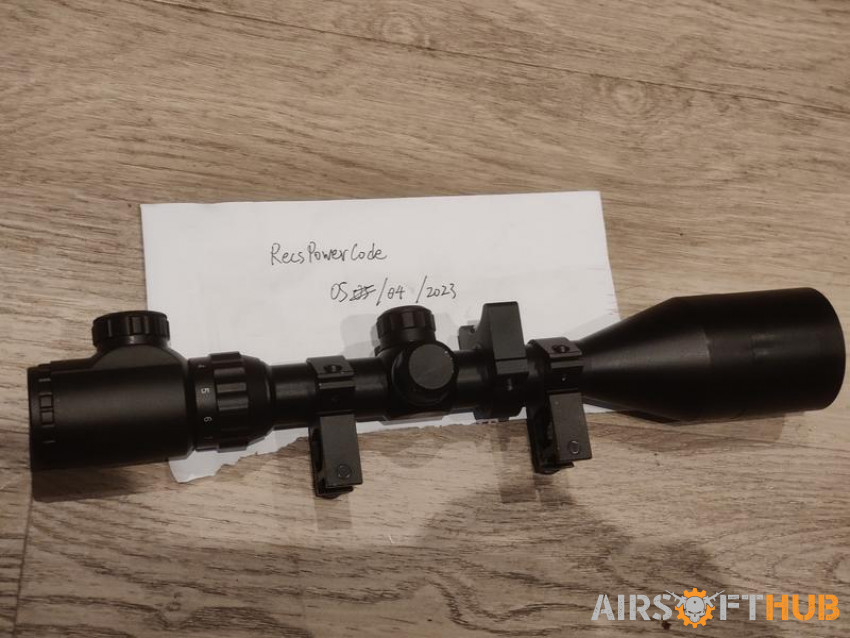 Nuprol 3-9X50 scope - Used airsoft equipment