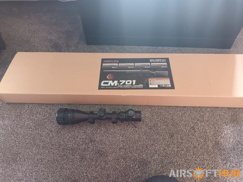 Cyma CM701b sniper rifle. - Used airsoft equipment