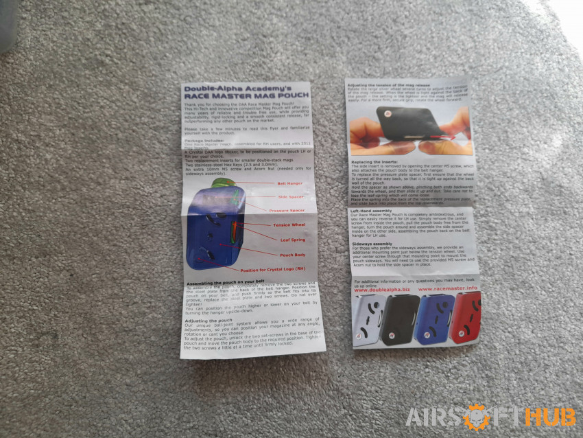 DAA RACE MASTER MAG POUCHES - Used airsoft equipment