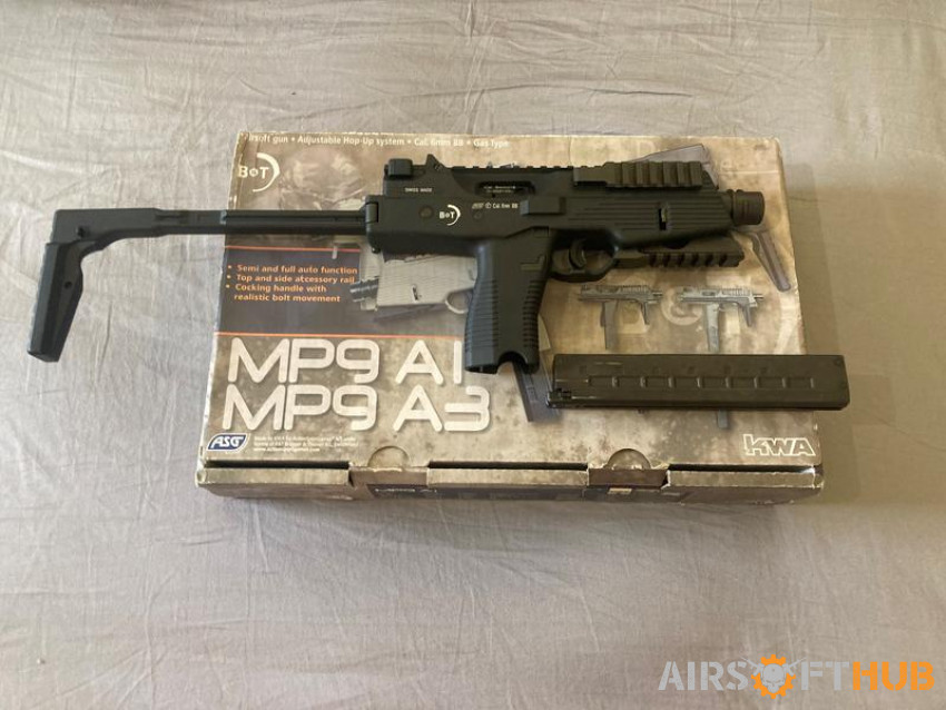 ASG KWA MP9 A3 GBB - Used airsoft equipment