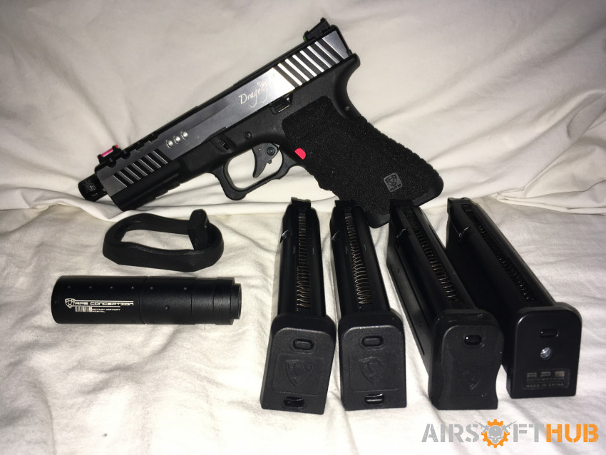 Aps dragonfly d mod w extras - Used airsoft equipment