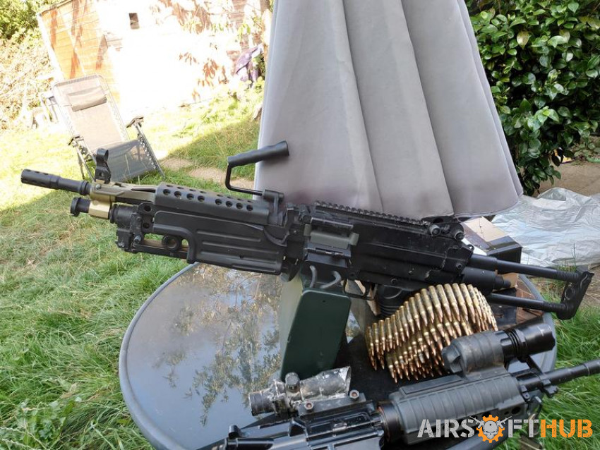 M249 machine gun - Used airsoft equipment