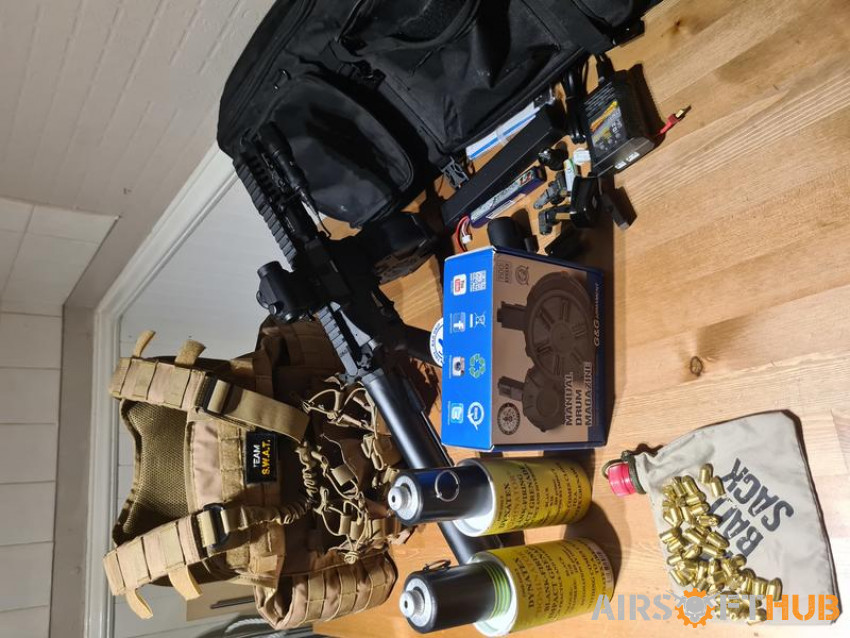 Full airsoft set up - Used airsoft equipment