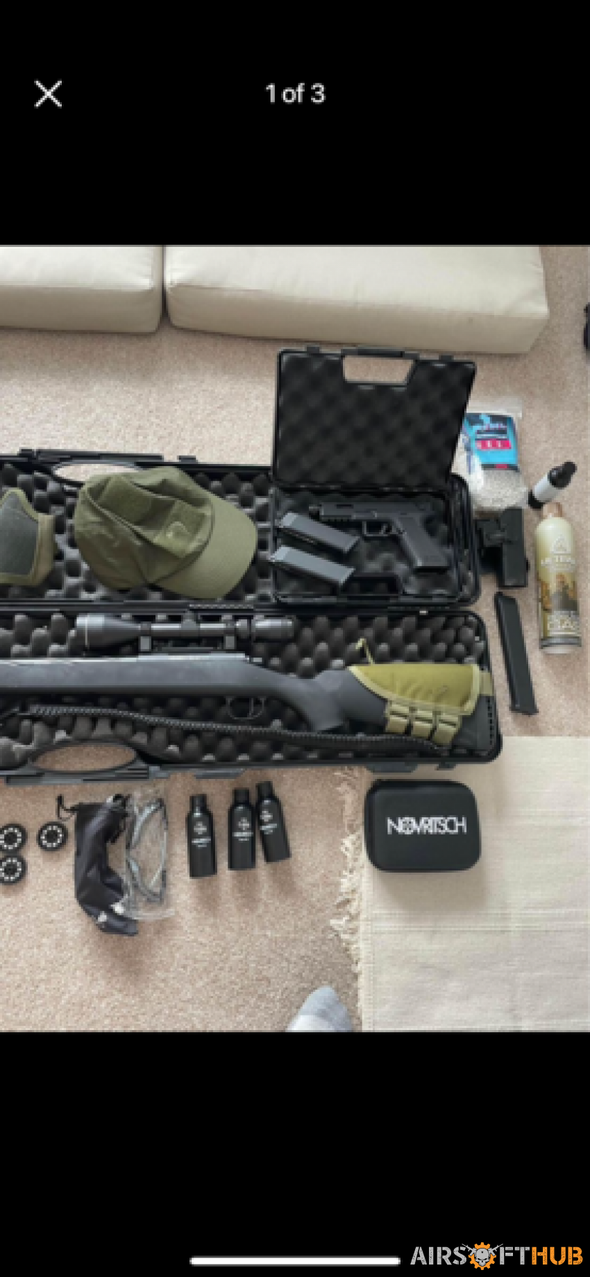 Novritsch sniper bundle - Used airsoft equipment