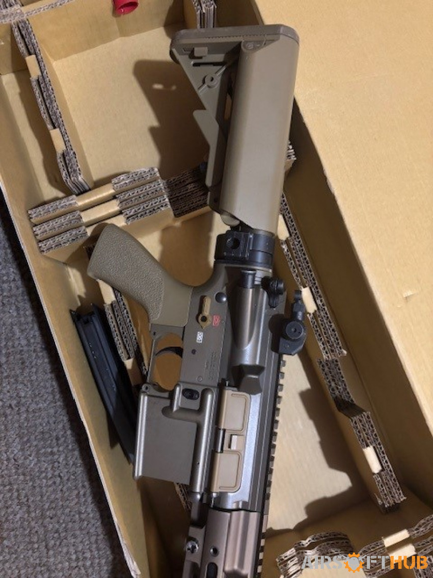 HK T416 Delta (Dark Earth) - Used airsoft equipment