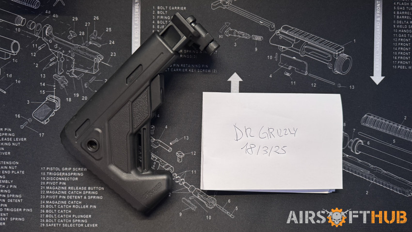 SIG SAUER Folding Stock MCX MP - Used airsoft equipment