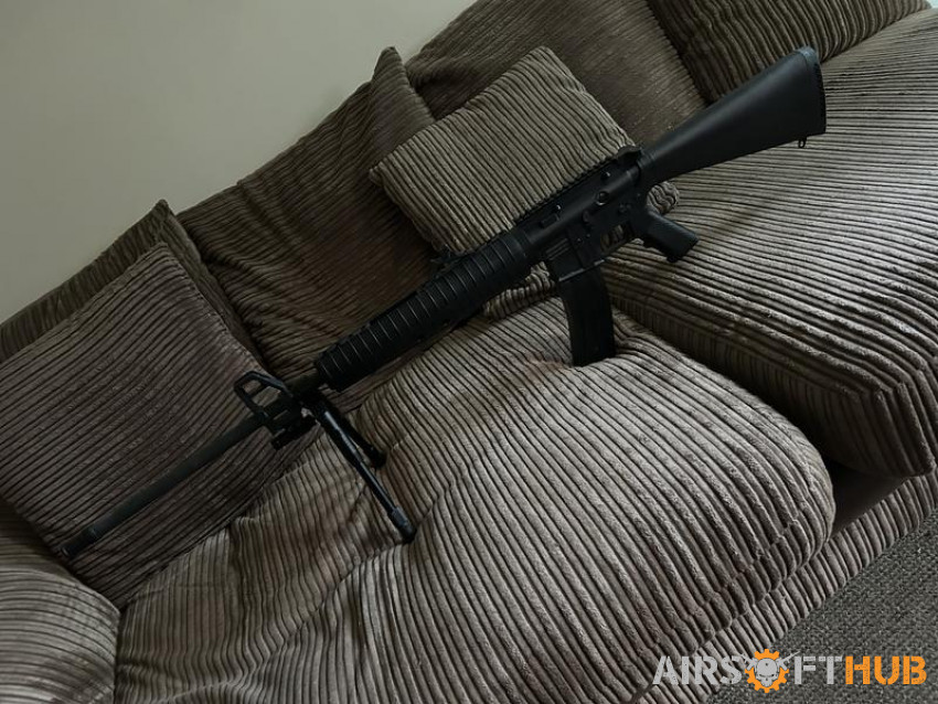 Milbro .22 M16 Air rifle - Used airsoft equipment