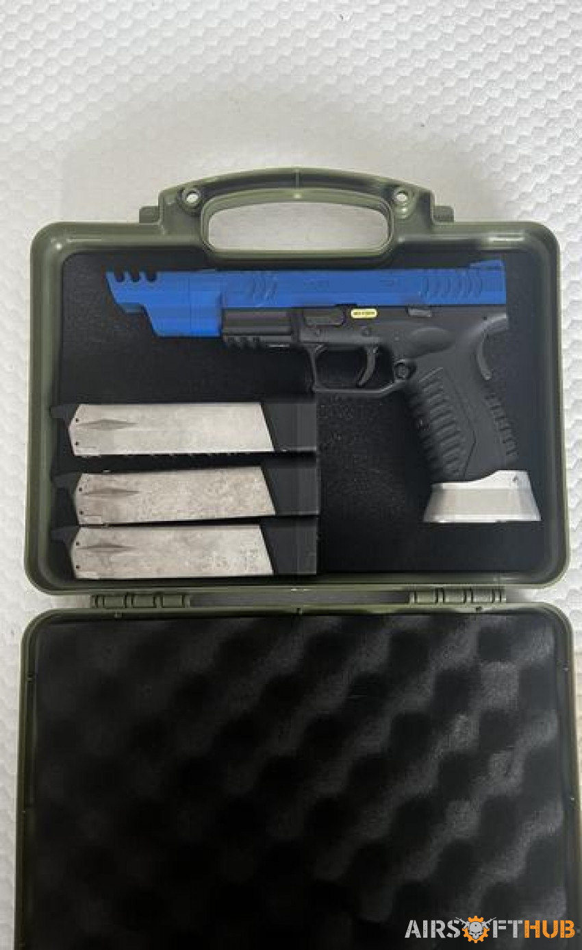WE XDM IPSC with case - Used airsoft equipment
