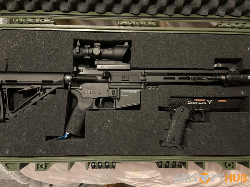 Hpa tippmann v2 with pistol - Used airsoft equipment