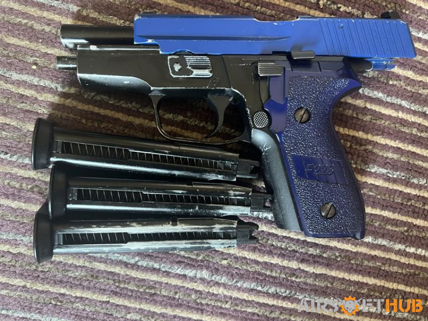 WE F228 Blue - Used airsoft equipment