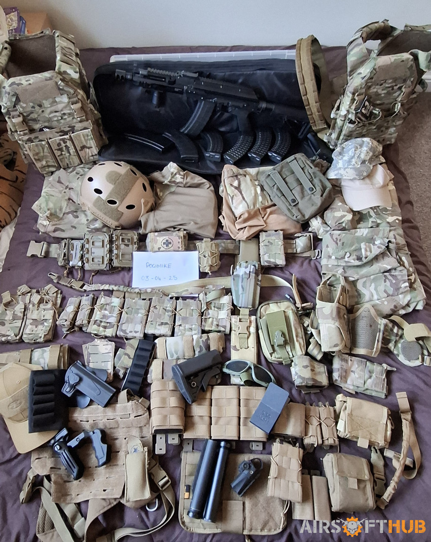 Loads of kit and Rifs - Used airsoft equipment
