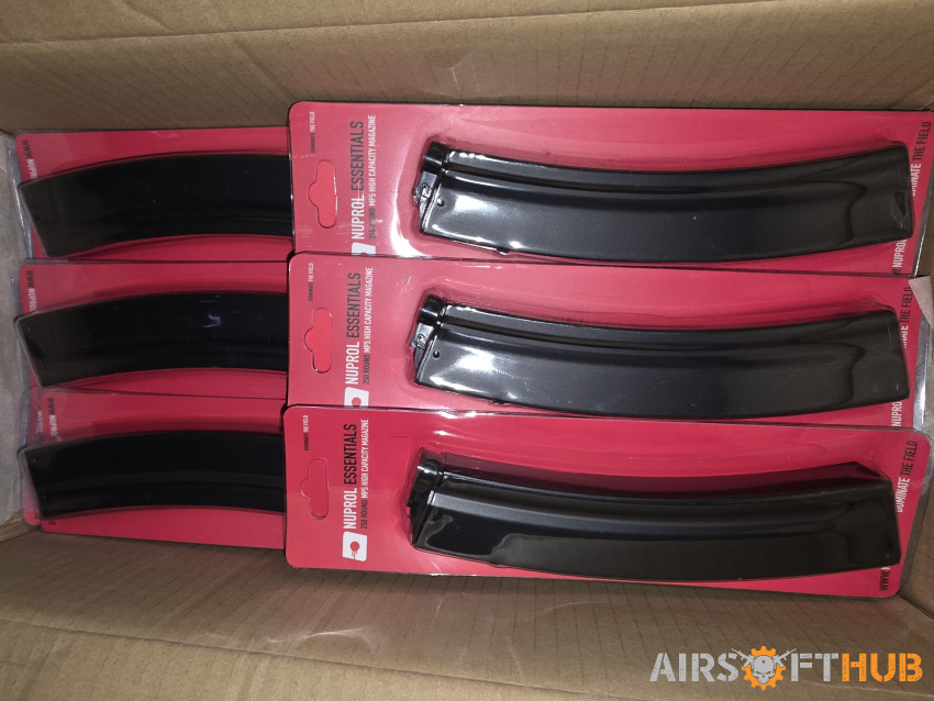 Nuprol Metal MP5 Mags 250rd - Used airsoft equipment