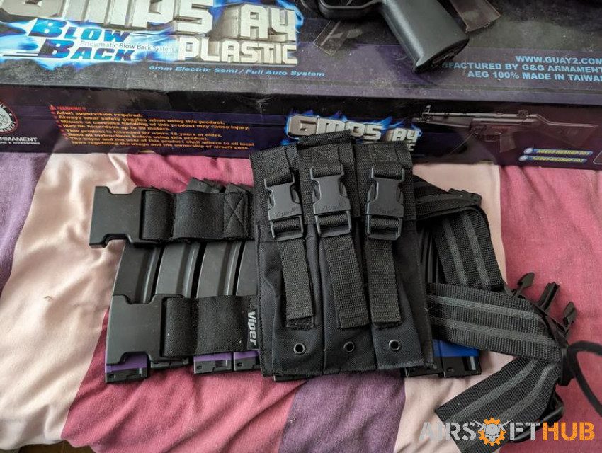 G&G EBB MP5 + 8 Mags - Used airsoft equipment