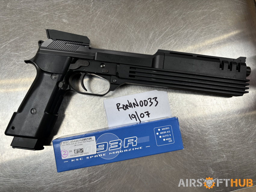 KSC Beretta M93r Auto9 Robocop - Used airsoft equipment