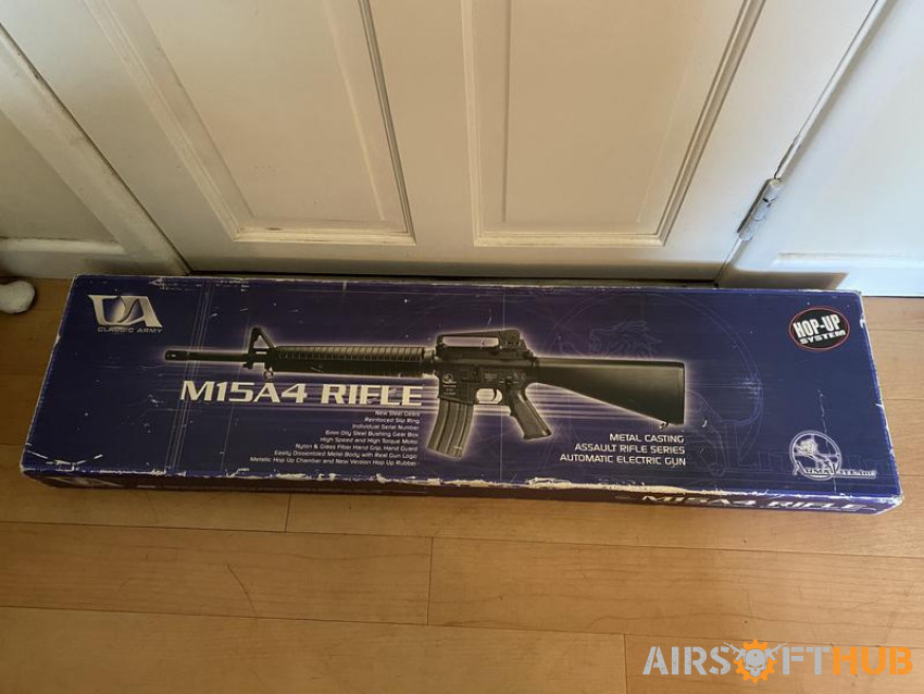 M15A4 rifle boxed - Used airsoft equipment