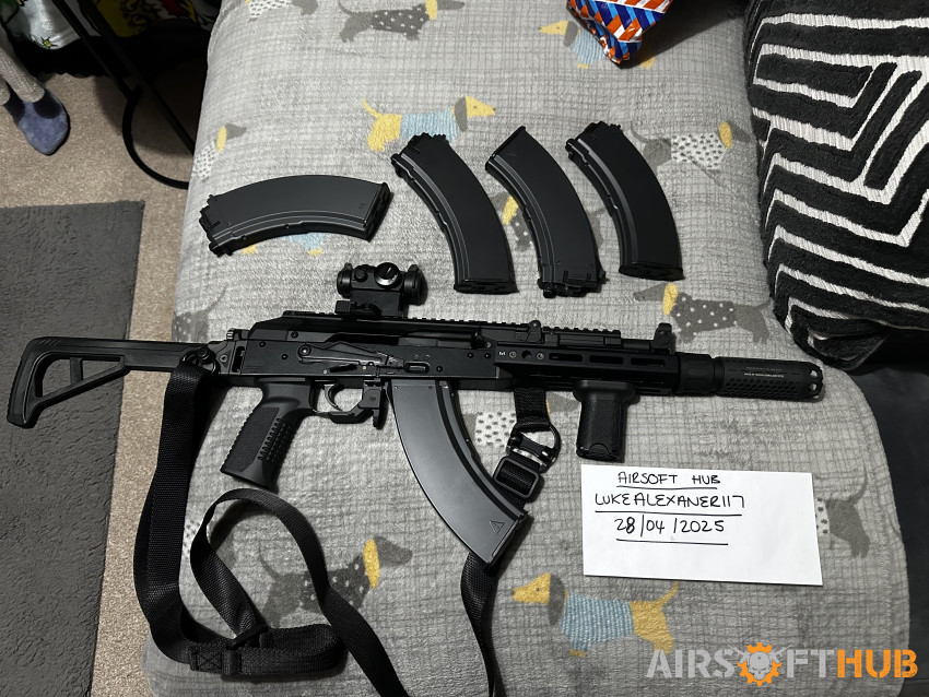 Gas blowback AKX bundle - Used airsoft equipment