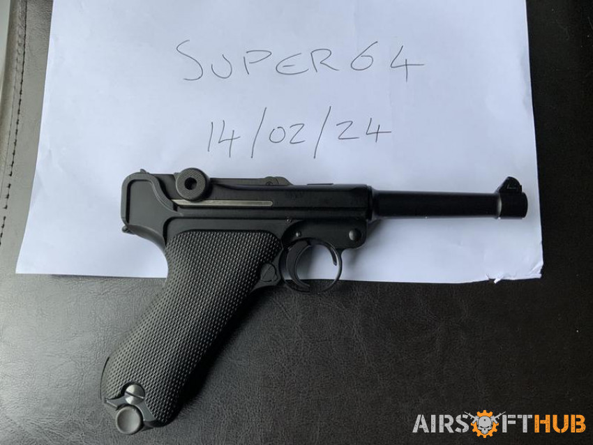 WE P08 Luger - Used airsoft equipment