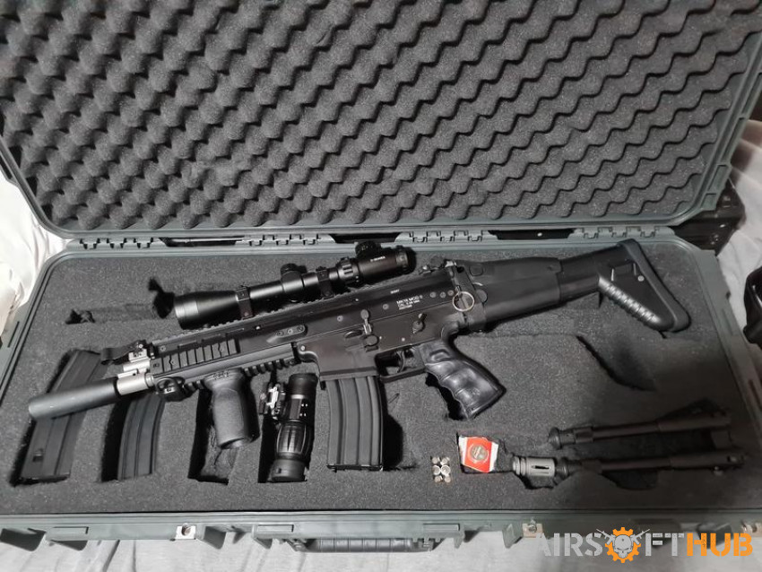 WE SCAR L -  package. - Used airsoft equipment