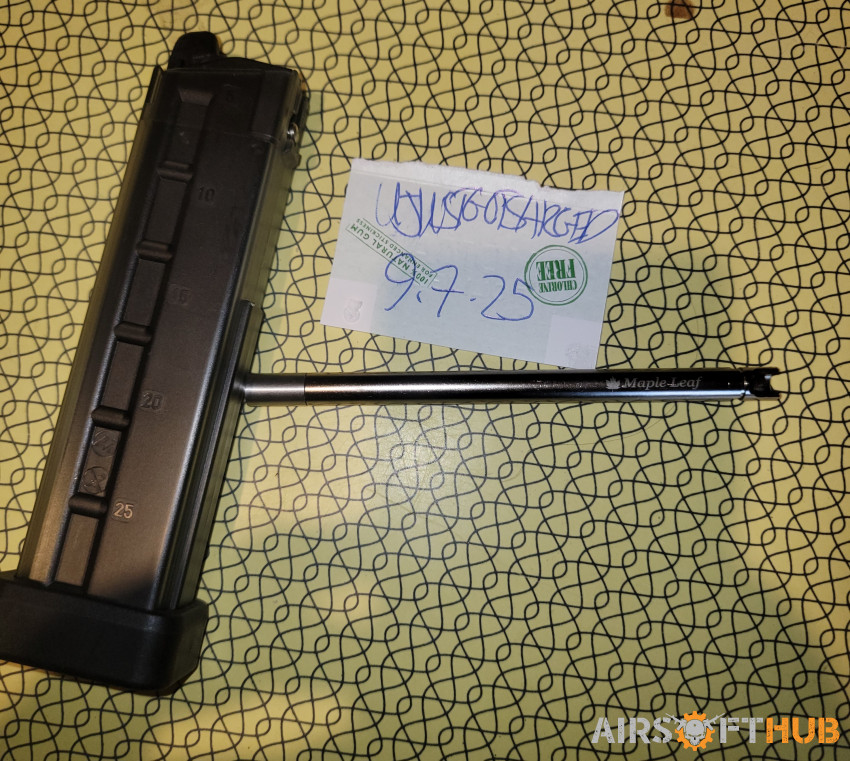 Helmet, holo, mag, barrel, kar - Used airsoft equipment