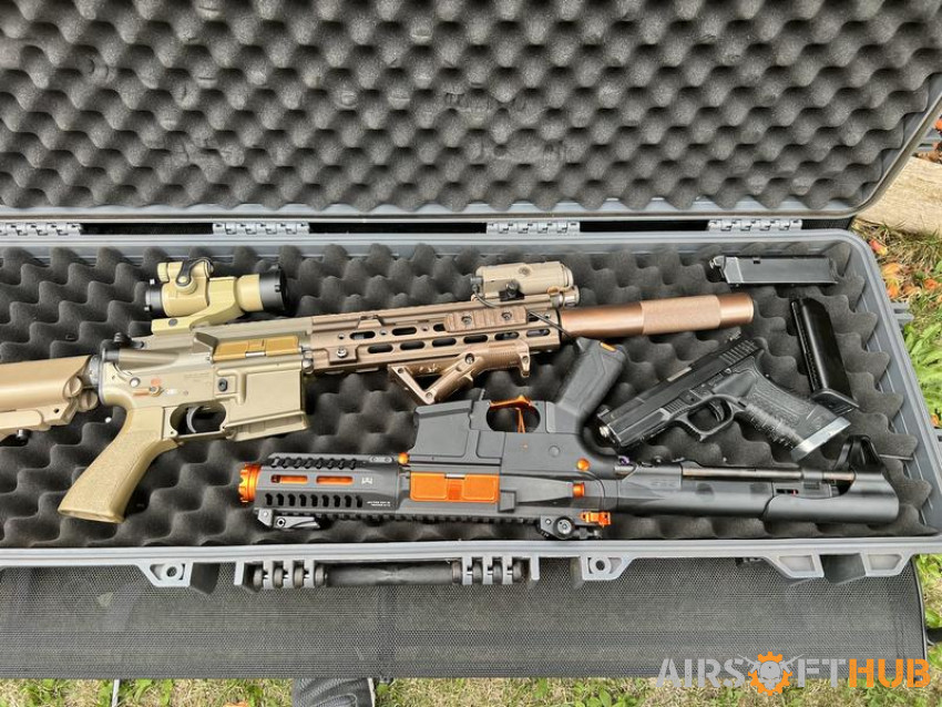 Upgraded tm416d - Used airsoft equipment