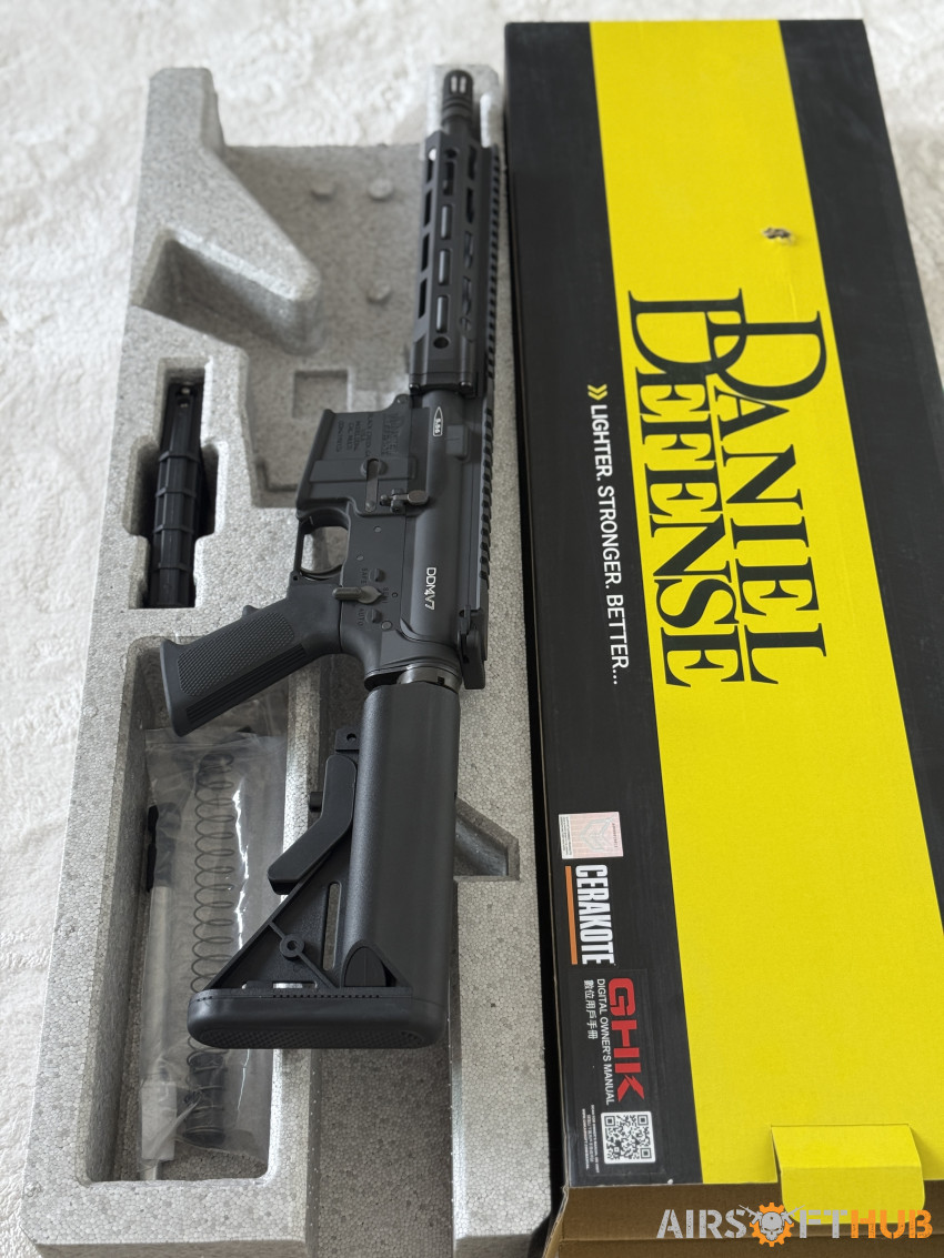 GHK DDM4 V7 V3 GBBR /CO2 - Used airsoft equipment