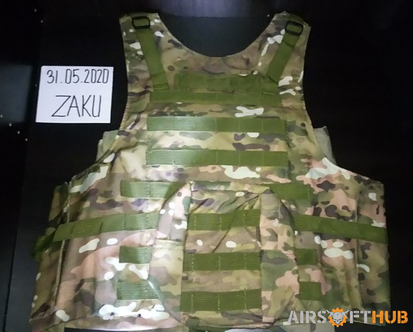 Multicam Molle Vest & Trousers - Used airsoft equipment