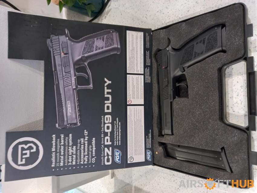 ASG CZ P -09 DUTY. - Used airsoft equipment
