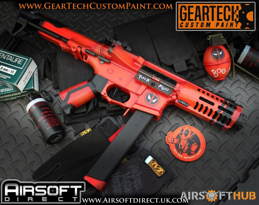 ANY CUSTOM PAINTED AIRSOFT GUN - Used airsoft equipment