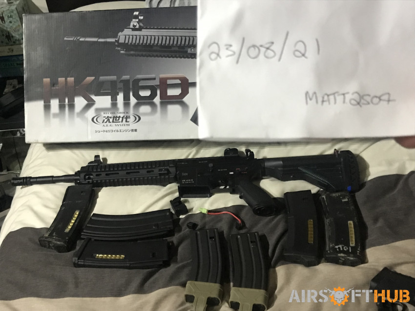 TM HK416D NGRS - Used airsoft equipment