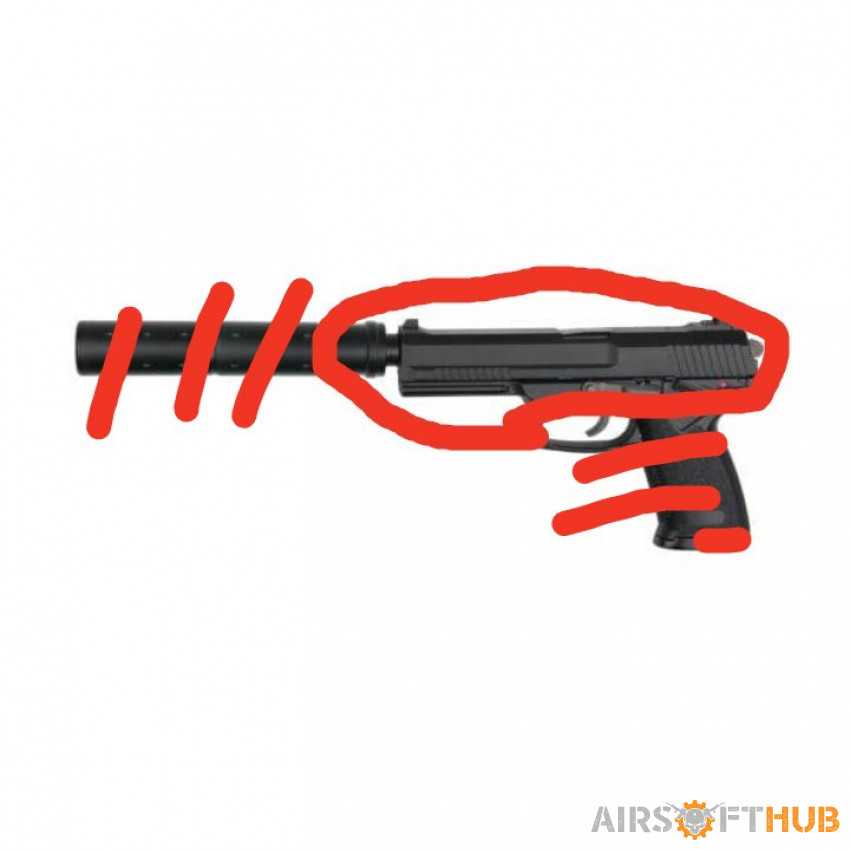 Mk23 parts - Used airsoft equipment