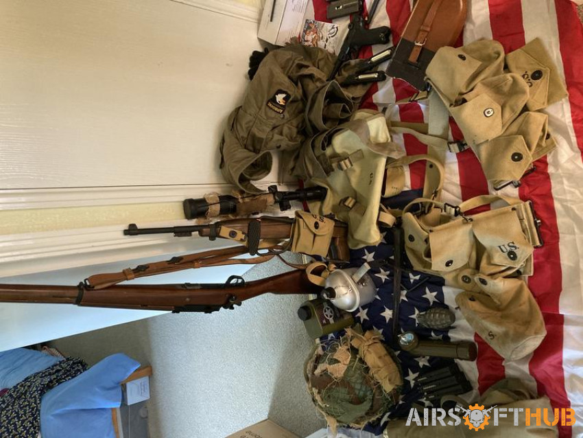 WW2 101st Airbourne / WW2 RIFS - Used airsoft equipment