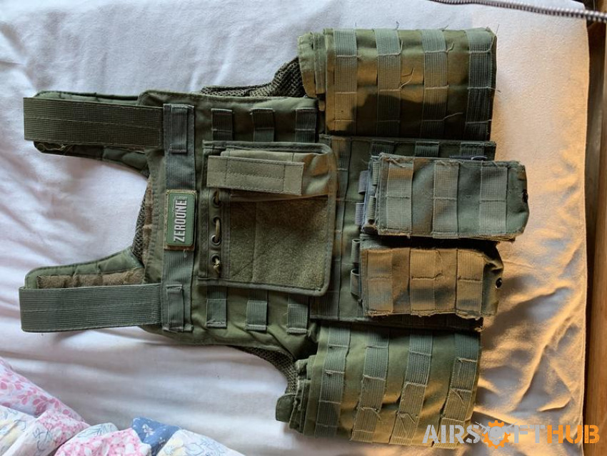Green viper vest - Used airsoft equipment