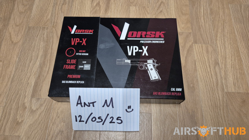 Sealed New - Vorsk VP-X Pistol - Used airsoft equipment